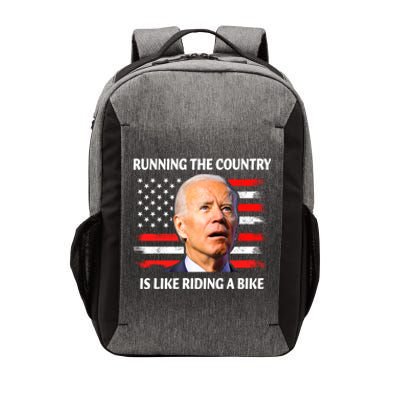 Running The Country Is Like Riding A Bike Joe Biden Vector Backpack