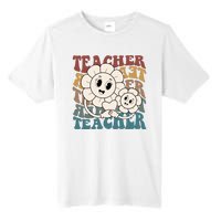 Retro Teacher Cute Gift Sunflower Heart Tall Fusion ChromaSoft Performance T-Shirt