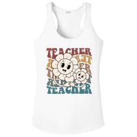 Retro Teacher Cute Gift Sunflower Heart Ladies PosiCharge Competitor Racerback Tank