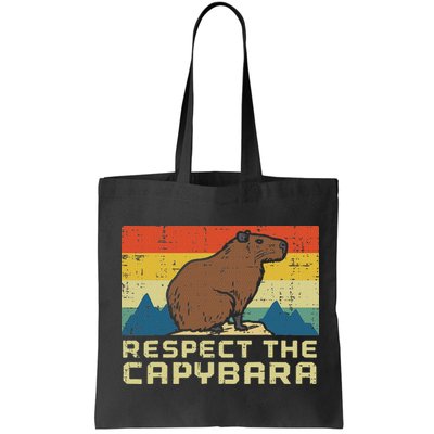 Respect The Capybara Retro Capy Rodent Animal Women Bag