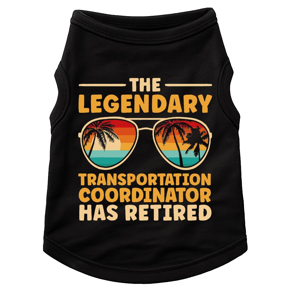 Retired Transportation Coordinator Retirement Doggie Tank