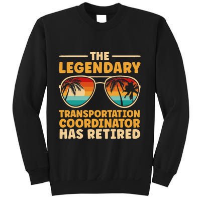 Retired Transportation Coordinator Retirement Sweatshirt