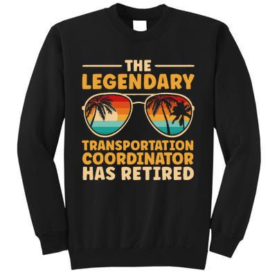 Retired Transportation Coordinator Retirement Sweatshirt