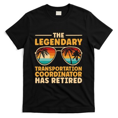 Retired Transportation Coordinator Retirement T-Shirt