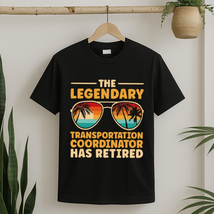 Retired Transportation Coordinator Retirement T-Shirt