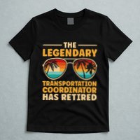 Retired Transportation Coordinator Retirement T-Shirt