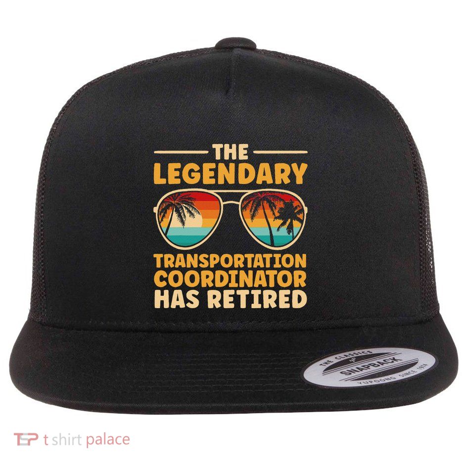 Retired Transportation Coordinator Retirement Flatbill Hat