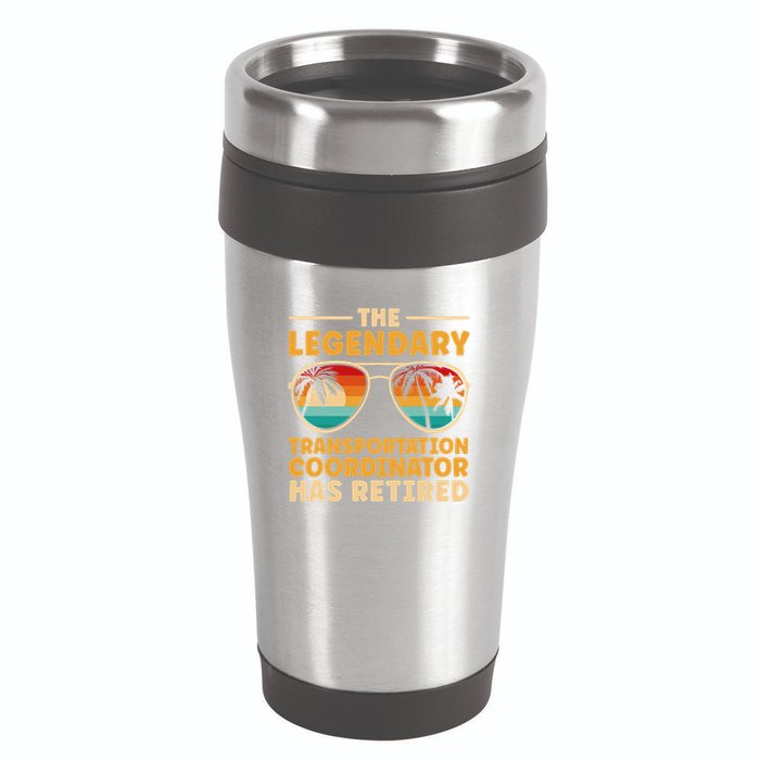 Retired Transportation Coordinator Retirement 16oz Travel Tumbler