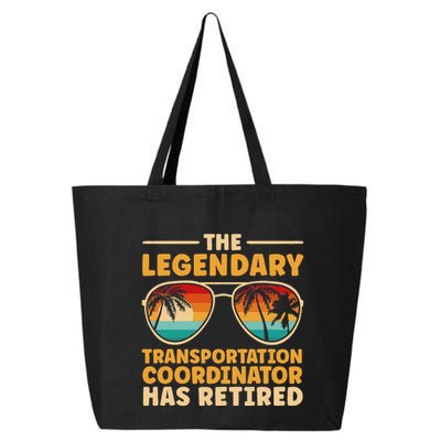 Retired Transportation Coordinator Retirement 25L Jumbo Tote