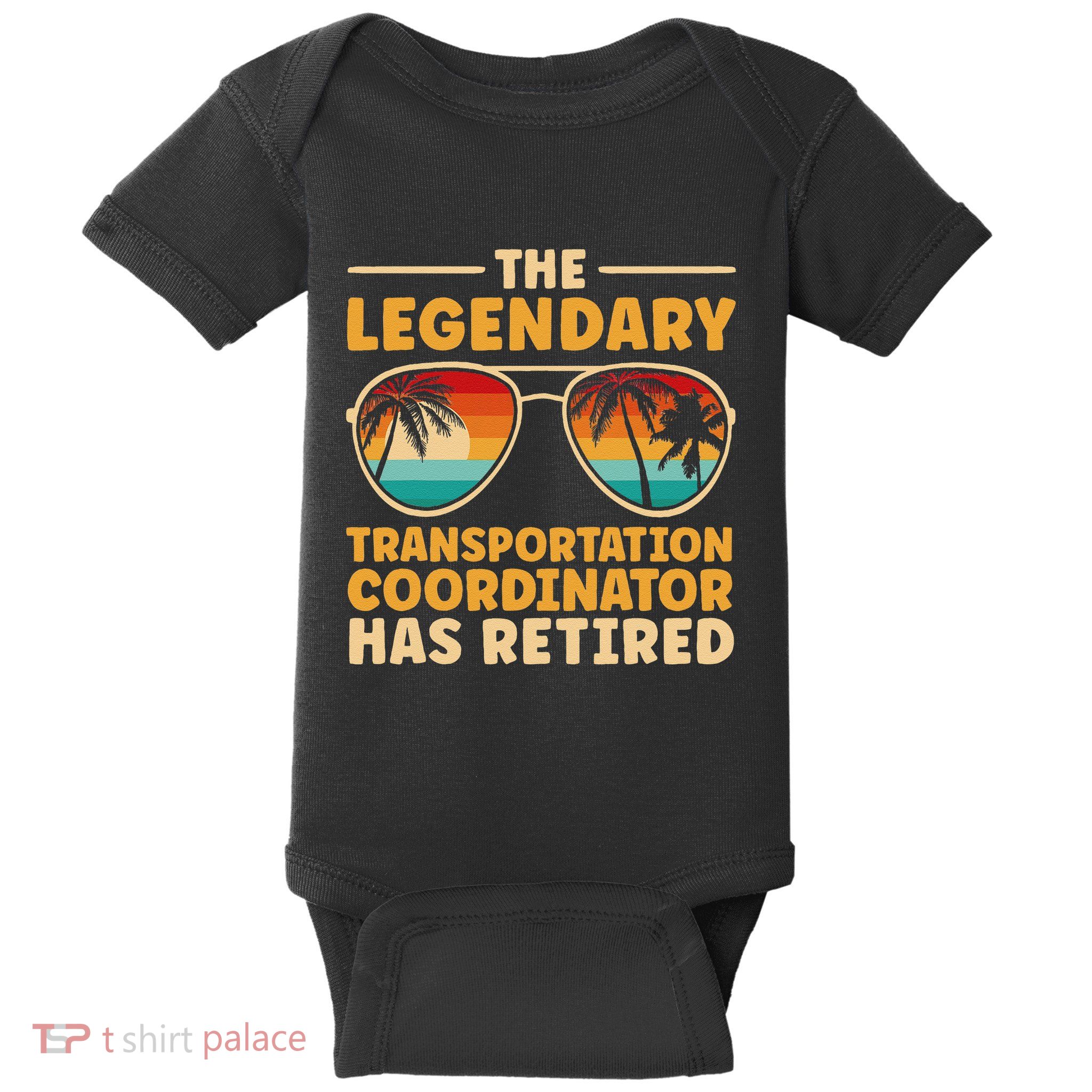 Retired Transportation Coordinator Retirement Baby Bodysuit