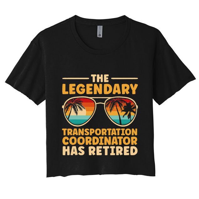 Retired Transportation Coordinator Retirement Crop Top