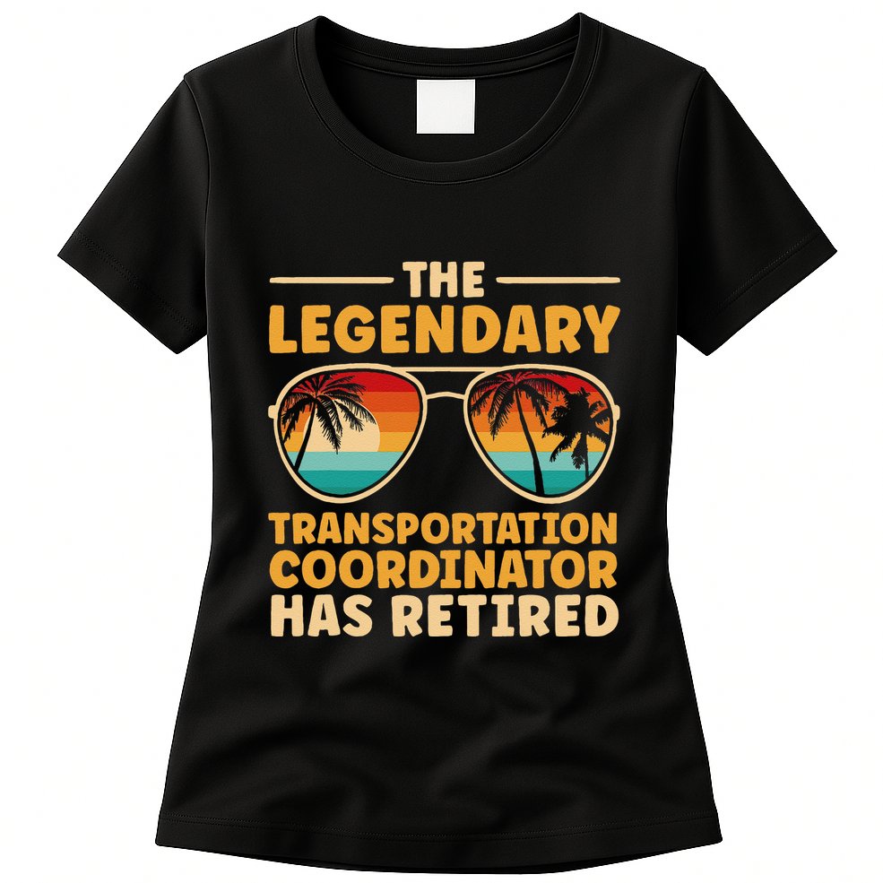 Retired Transportation Coordinator Retirement Womens T-Shirt