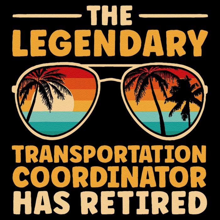 Retired Transportation Coordinator Retirement Short Acrylic Beanie