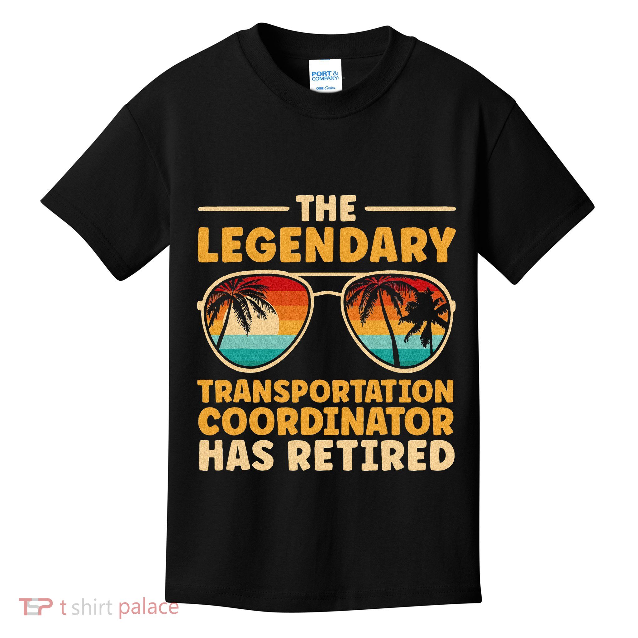 Retired Transportation Coordinator Retirement Kids T-Shirt