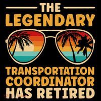 Retired Transportation Coordinator Retirement Zip Tote Bag