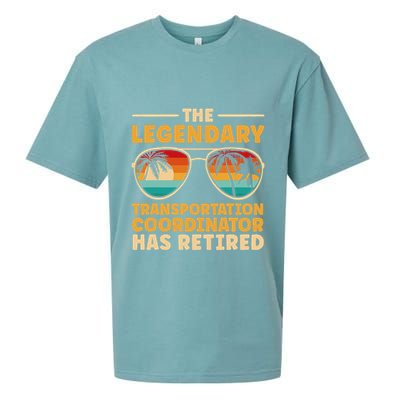 Retired Transportation Coordinator Retirement Sueded Cloud Jersey T-Shirt