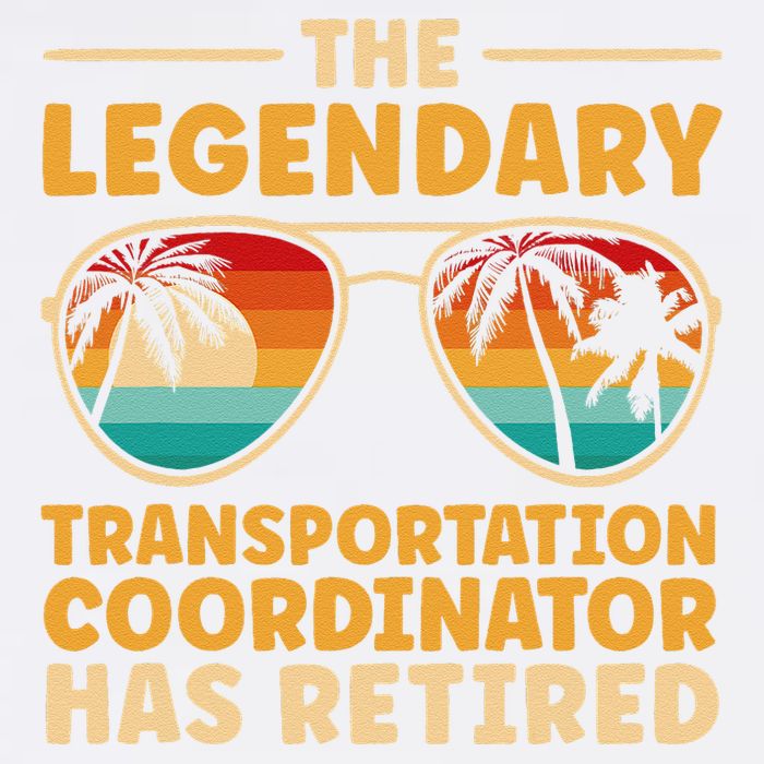 Retired Transportation Coordinator Retirement Garment-Dyed Sweatshirt