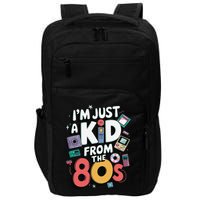 Retro Time Capsule Throwback 80s Electronics Vibes Funny Impact Tech Backpack