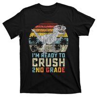 Ready To Crush Second 2nd Grade Dinosaur Back To School T-Shirt