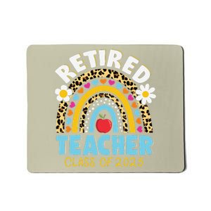 Retired Teacher Class Of 2025 Rainbow Teachers Retirement Mousepad