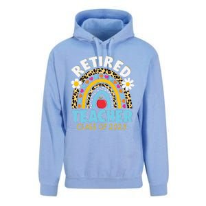 Retired Teacher Class Of 2025 Rainbow Teachers Retirement Unisex Surf Hoodie