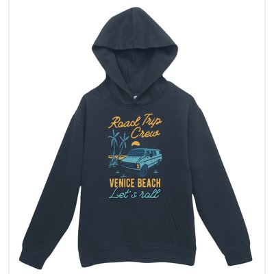 Road Trip Crew Venice Beach Lets Roll Matching Group Vannin Gift Urban Pullover Hoodie