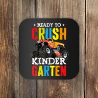 Ready To Crush Kindergarten Boy Monster Truck Back To School Coaster