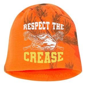 Respect The Crease Lacrosse Goalie Lacrosse Plus Size Shirts For Men And Women Kati - Camo Knit Beanie