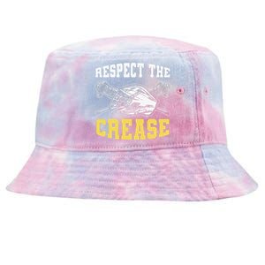 Respect The Crease Lacrosse Goalie Lacrosse Plus Size Shirts For Men And Women Tie-Dyed Bucket Hat