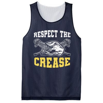 Respect The Crease Lacrosse Goalie Lacrosse Plus Size Shirts For Men And Women Mesh Reversible Basketball Jersey Tank