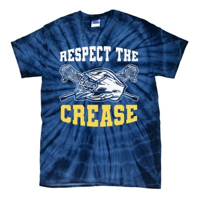 Respect The Crease Lacrosse Goalie Lacrosse Plus Size Shirts For Men And Women Tie-Dye T-Shirt