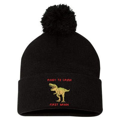 Ready To Crush First Grade Back To School Pom Pom 12in Knit Beanie