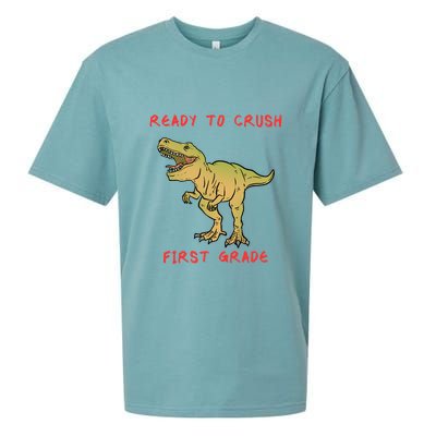 Ready To Crush First Grade Back To School Sueded Cloud Jersey T-Shirt