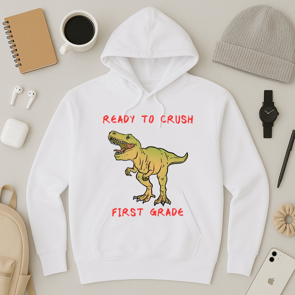 Ready To Crush First Grade Back To School Hoodie