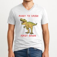 Ready To Crush First Grade Back To School V-Neck T-Shirt