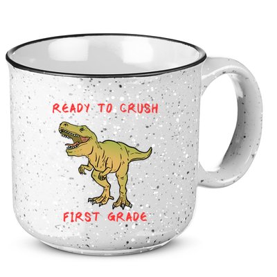Ready To Crush First Grade Back To School 15oz Campfire Ceramic Mug