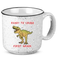 Ready To Crush First Grade Back To School 15oz Campfire Ceramic Mug