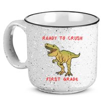Ready To Crush First Grade Back To School 15oz Campfire Ceramic Mug