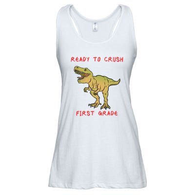 Ready To Crush First Grade Back To School Ladies Essential Flowy Tank