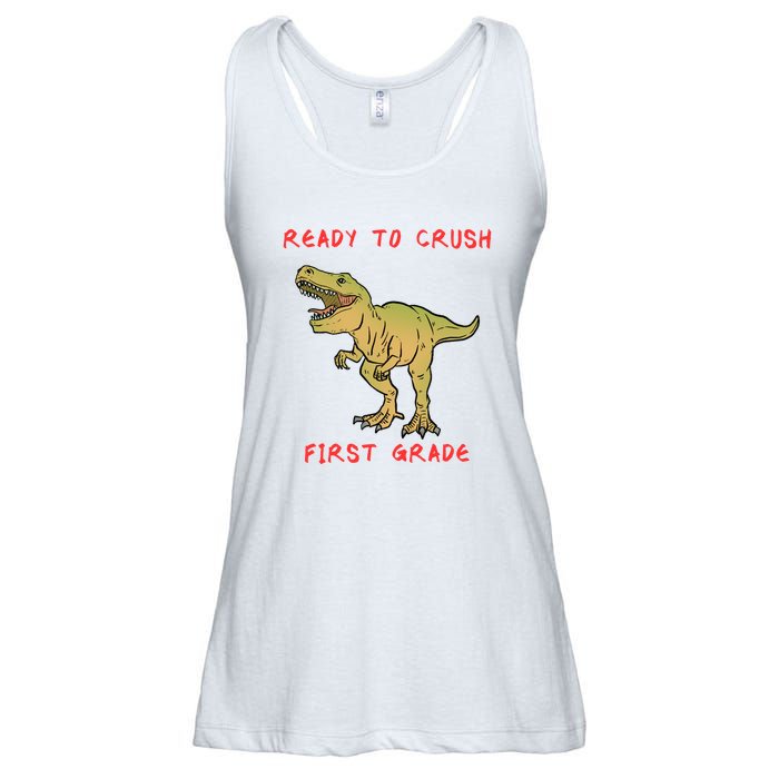 Ready To Crush First Grade Back To School Ladies Essential Flowy Tank