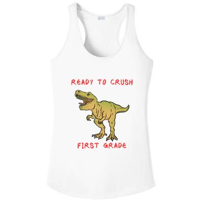 Ready To Crush First Grade Back To School Ladies PosiCharge Competitor Racerback Tank