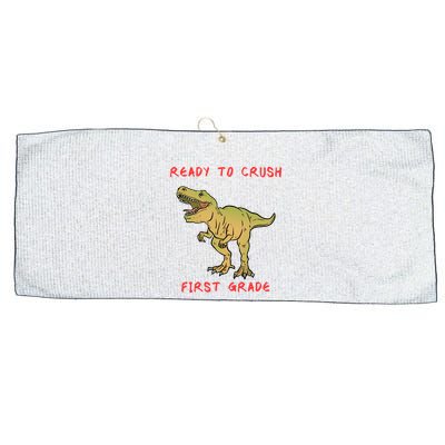 Ready To Crush First Grade Back To School Large Microfiber Waffle Golf Towel