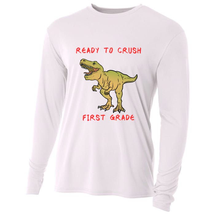 Ready To Crush First Grade Back To School Cooling Performance Long Sleeve Crew