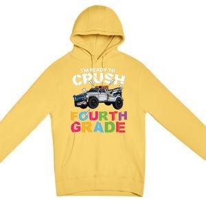 Ready To Crush Fourth Grade Cute 4Th Grade Gift Premium Pullover Hoodie