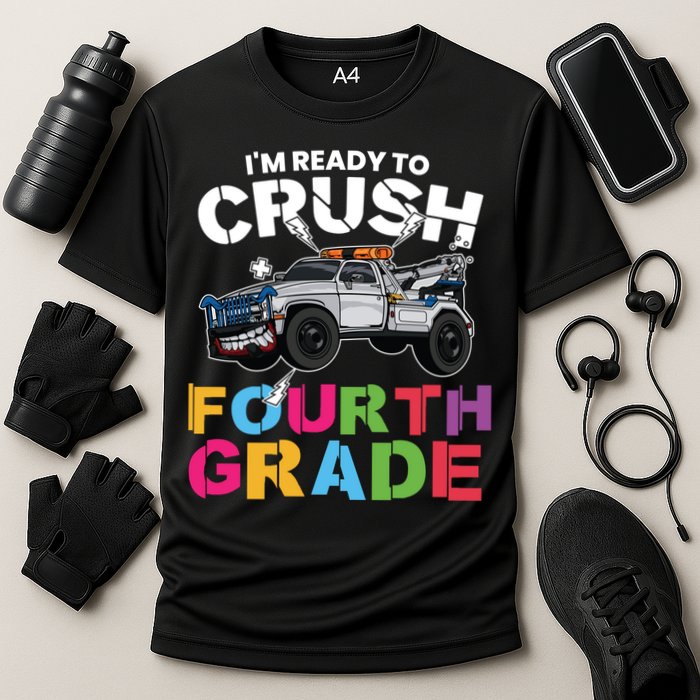 Ready To Crush Fourth Grade Cute 4Th Grade Gift Cooling Performance Crew T-Shirt