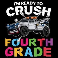 Ready To Crush Fourth Grade Cute 4Th Grade Gift Cooling Performance Crew T-Shirt