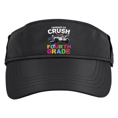 Ready To Crush Fourth Grade Cute 4Th Grade Gift Adult Drive Performance Visor