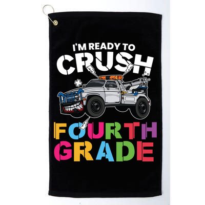 Ready To Crush Fourth Grade Cute 4Th Grade Gift Golf Towel