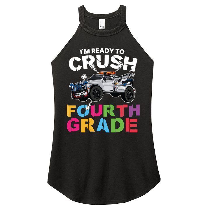 Ready To Crush Fourth Grade Cute 4Th Grade Gift Women's Perfect Tri Rocker Tank