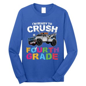 Ready To Crush Fourth Grade Cute 4Th Grade Gift Long Sleeve Shirt